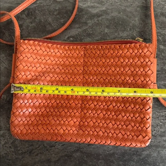 Madewell Red Braided Crossbody Bag - Picture 5 of 6